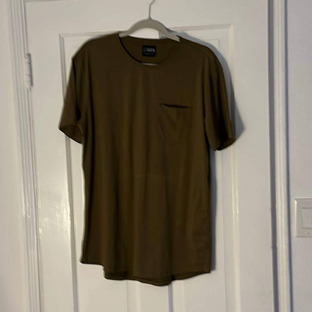 Cuts Clothing xl tee with pocket. Army Green / Olive